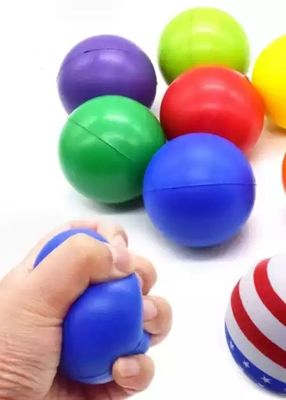Palla in schiuma PU personalizzata, palla antistress con sollievo dalla pressione con logo