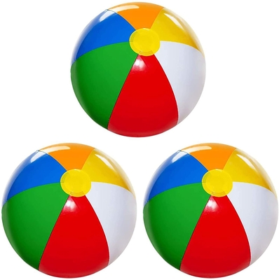 Ecologico impermeabile antiusura del beach ball a 24 pollici multicolore del PVC