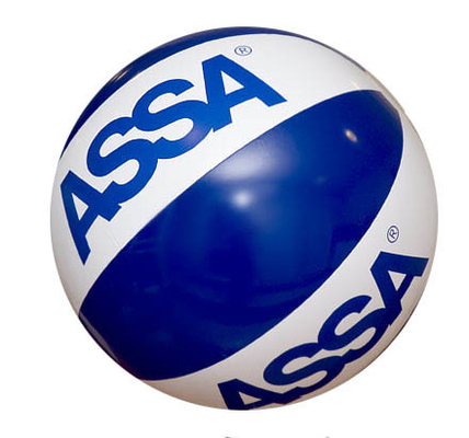 Beach ball gonfiabile su ordinazione riciclato Antiburst del PVC inodoro