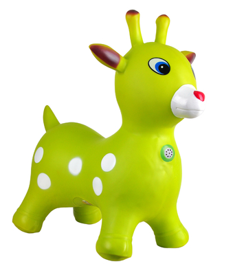 Anti slittare della giraffa degli animali rimbalzante a 6 pollici gonfiabili del saltatore