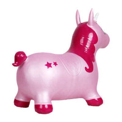 Rosa non tossico Unicorn Inflatable Animal Bouncer Waterproof ecologico