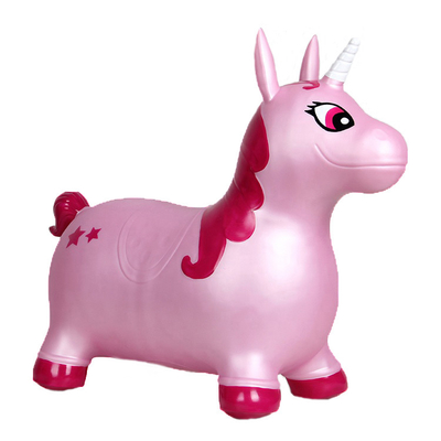 Rosa non tossico Unicorn Inflatable Animal Bouncer Waterproof ecologico