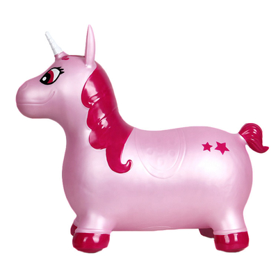 Rosa non tossico Unicorn Inflatable Animal Bouncer Waterproof ecologico