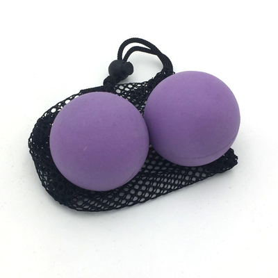 Palla di lacrosse di gomma riciclata inodora non tossica per la terapia 63-90mm