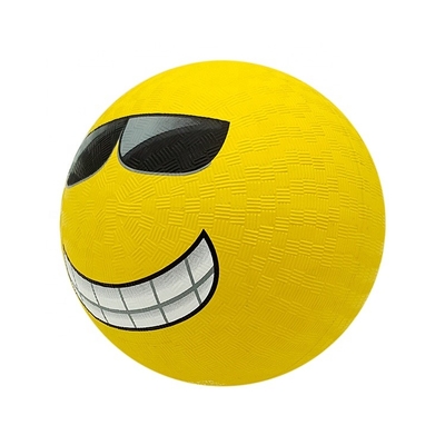 Riutilizzabile multifunzionale antisdrucciolevole di Smiley Face Rubber Bounce Ball