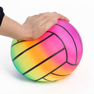 Arcobaleno Dodge Toy Ball Multicolored Wear Resistant gonfiabile