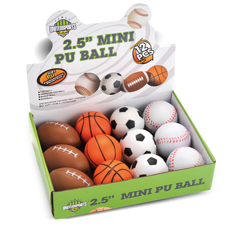 Giocattolo di pressione del rilascio di forma rotonda della palla di sforzo dell'unità di elaborazione di Mini Sport di promozione