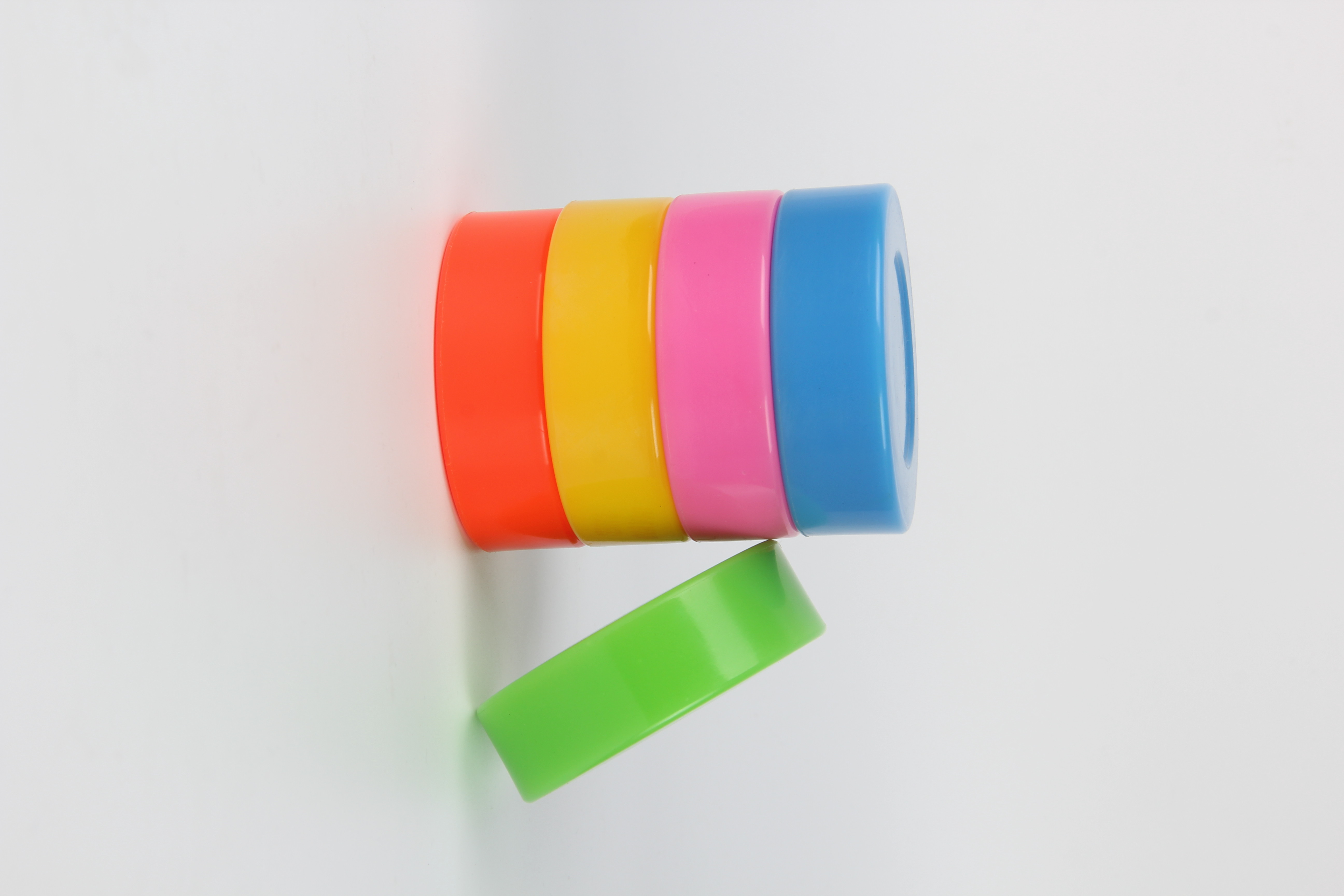 Logo personalizzato che stampa disco da hockey su ghiaccio classico, palla da hockey su ghiaccio in PVC per bambini