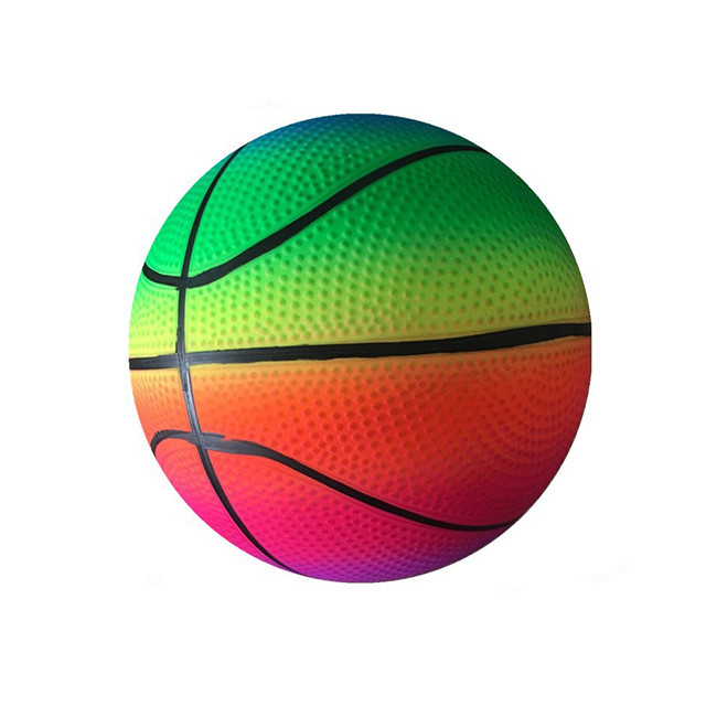 ecologico inodoro impermeabile della palla di sport del bambino di progettazione dell'arcobaleno di 45cm