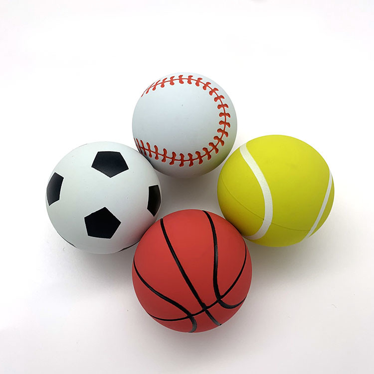 Palla di gomma non tossica riutilizzabile di sport, palla di gomma di alto rimbalzo leggero