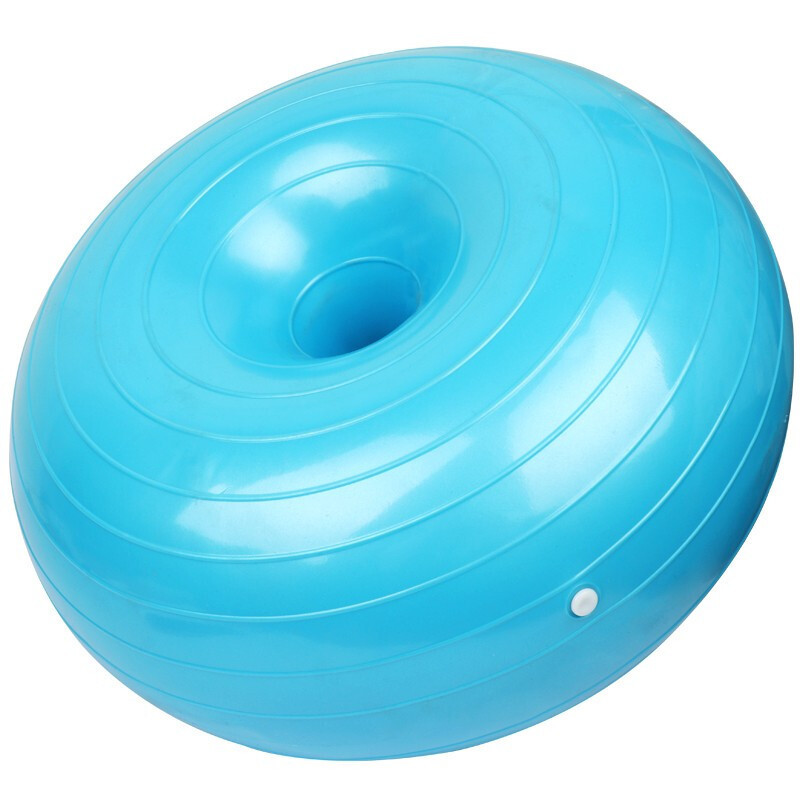 Resistente all'uso antisdrucciolevole della palla di yoga del PVC della ciambella riciclato per gli sport dell'interno