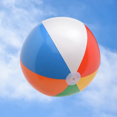 Il beach ball stampato su ordinazione non tossico del PVC ha ispessito riutilizzabile per i bambini
