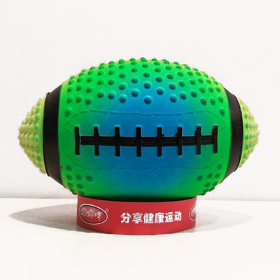 Il calcio ovale 5" arcobaleno gonfiabile del softball ha colorato antiusura