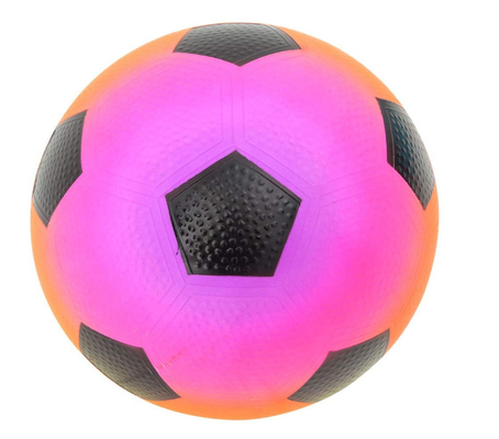 Calcio inodoro della palla gonfiabile dell'arcobaleno del PVC colorato arcobaleno